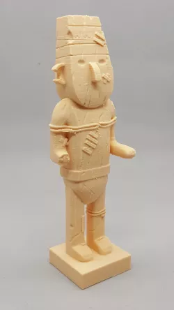 Tintin The Broken Ear: Arumbaya statue