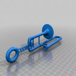 Trombone Keychain V 2.0