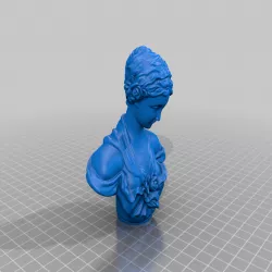 Venus bust on pillar