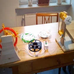 Winding machine for filament