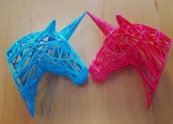 Wire Unicorn Statue (3 Inches)