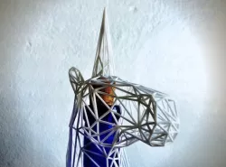 Wire Unicorn Statue (6 Inches)