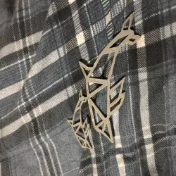 Wireframe dolphin