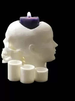 2 headsmulti-candle holder