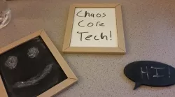 3D Printed Chalkboard/Whiteboard (Woodfill Borders)