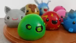 3D Printed Slimes [Slime Rancher] - Boom, Phosphor, Rad & Honey!
