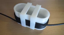 3D printed wire tidying spool