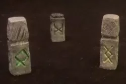 Akralon Resonating Celtic Rune Stone