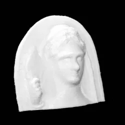 Antefix (tile-end) with a female head nr2 at The British Museum, London