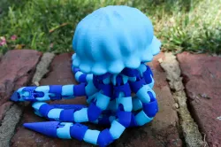 Articulated Jellyfish! Ball-joint articulated octopus Remix!