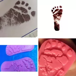 Baby Footprint Template
