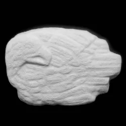 Basalt relief of an eagle at The British Museum, London