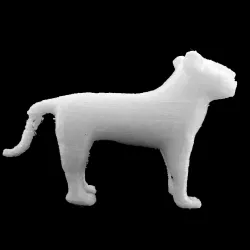 Benin water flask in the shape of a leopard at The London Docklands, England