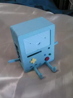 BMO from adventure time, with pinpeg snap in appendages