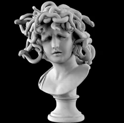 Bust of Medusa at The Musei Capitolini, Rome