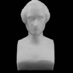 Bust of Pietro Tenerani in Florence, Italy