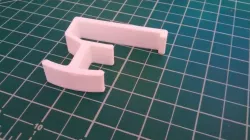 Clip on cabinet handle