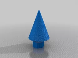 cone christmas tree minecraft stl, shematic orginal colour wrl
