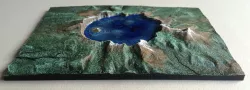 Crater Lake, Oregon - with lake-bed