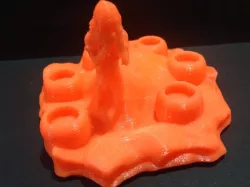 crying candle holder