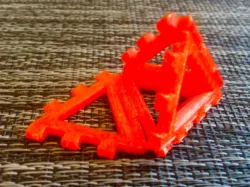 Customizable Hinge/Snap Tetrahedron Net
