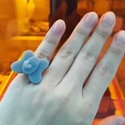 Cute elephant ring