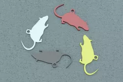 Cute Rat Keychain