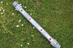 Darth Maul's light sabre from Star Wars Episode I The Phantom Menace