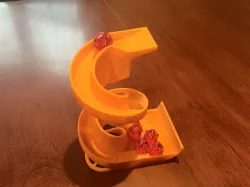Dice tower Spiral