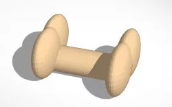 Dog bone for models