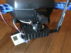 FPV camera and transmitter mount for 3DR Iris
