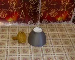 Funnel with a cotton filter