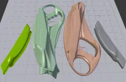 Futuristic Handgun