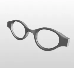 Glasses Template - Round Frame