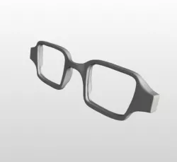 Glasses Template - Square Frame
