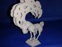 Golden Deer Monster Figure in Han dynasty