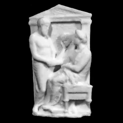 Grave Relief of Phraseas and Euandreia