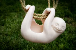 Hanging Sloth Planter!