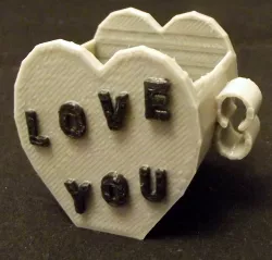 Heart-shaped mug