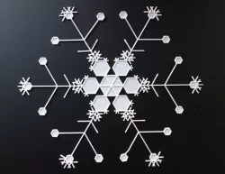 Huge Snowflakes - from the Snowflake Machine