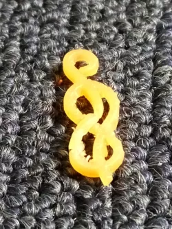 Infinity charm - square