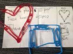 Kid's drawing --> Bracelet!