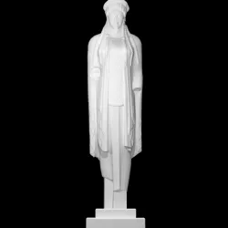 Kore dressed in chiton and cape (epiblema)