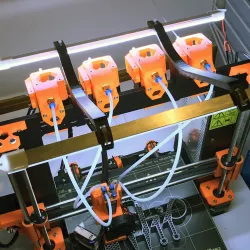 Led strip mounts Prusa i3 MK2 (+Multi Color upgrade version)