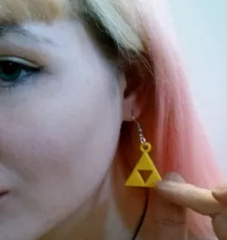 Legend of Zelda Triforce Earrings