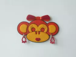 Magnet "Monkey Girl"