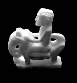 Male Figure at Quai Branly, Paris