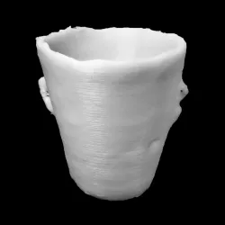 Marble Beaker with Two Lugs