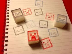 Minecraft stamp blocks