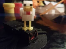 Minecraft well-scaled chicken